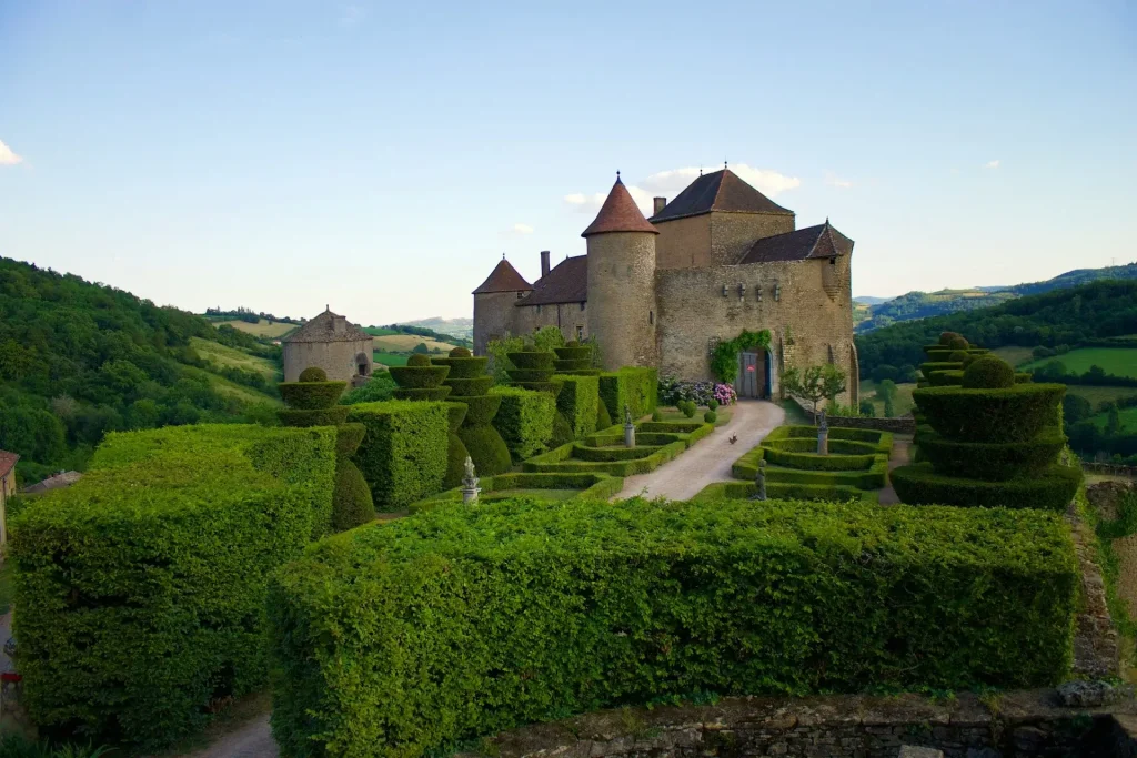 Paysage de la région de Bourgogne, France.
