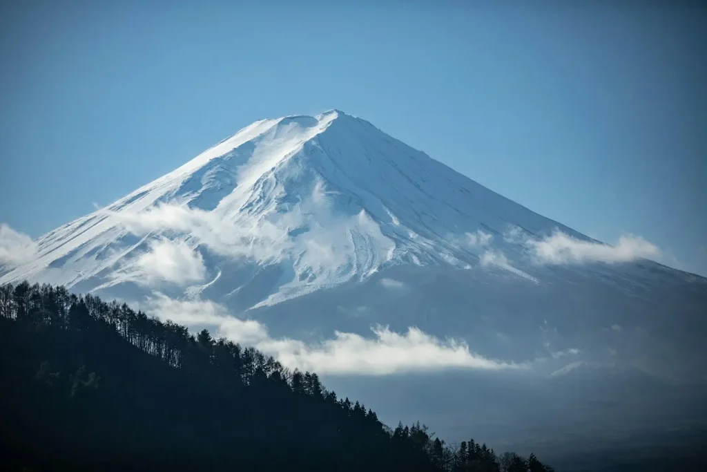 Vue majestueuse du Mont Fuji, Japon.