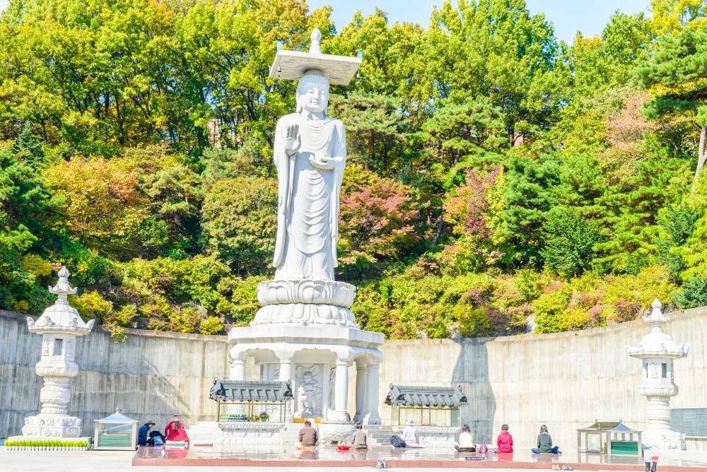 Temple Bongeunsa, Séoul, Corée du Sud