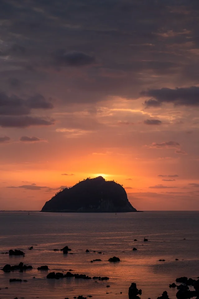 Matinée sur l'île de Jeju, Corée du Sud