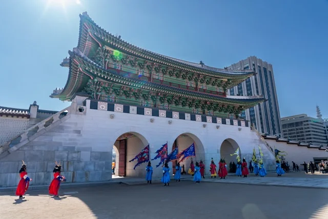 Palais de Gyeongbokgung, Sajik-ro, Jongno-gu, Séoul, Corée du Sud