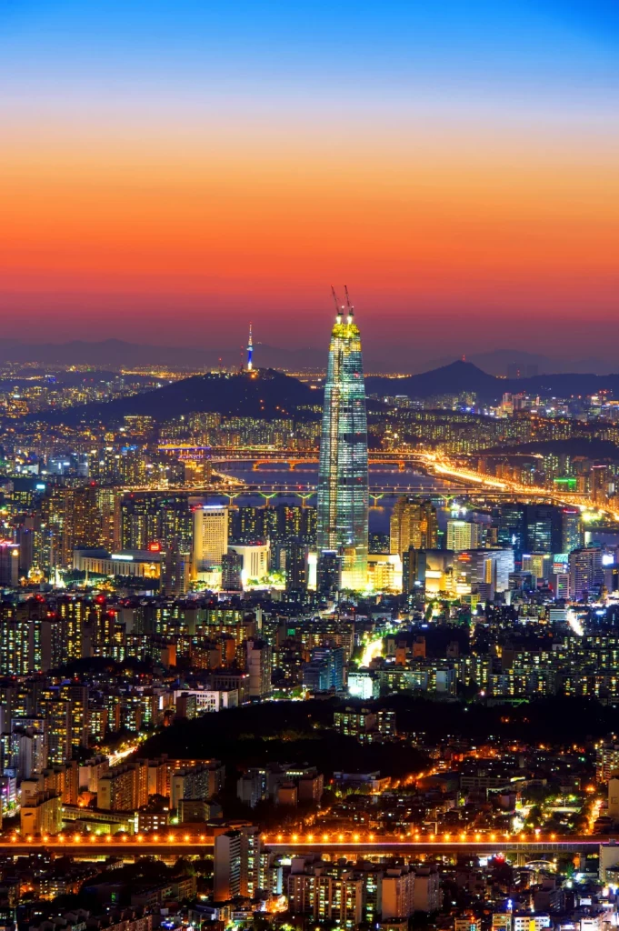 Skyline of Seoul, South Korea