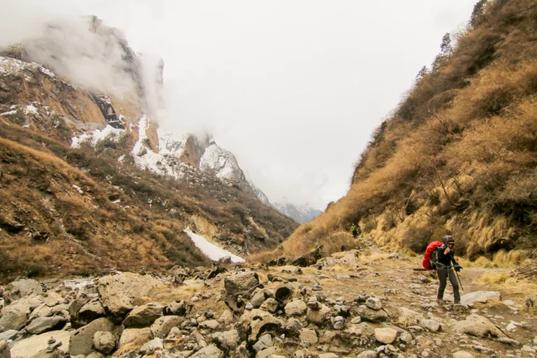 Randonnée dans les montagnes de l'Atlas