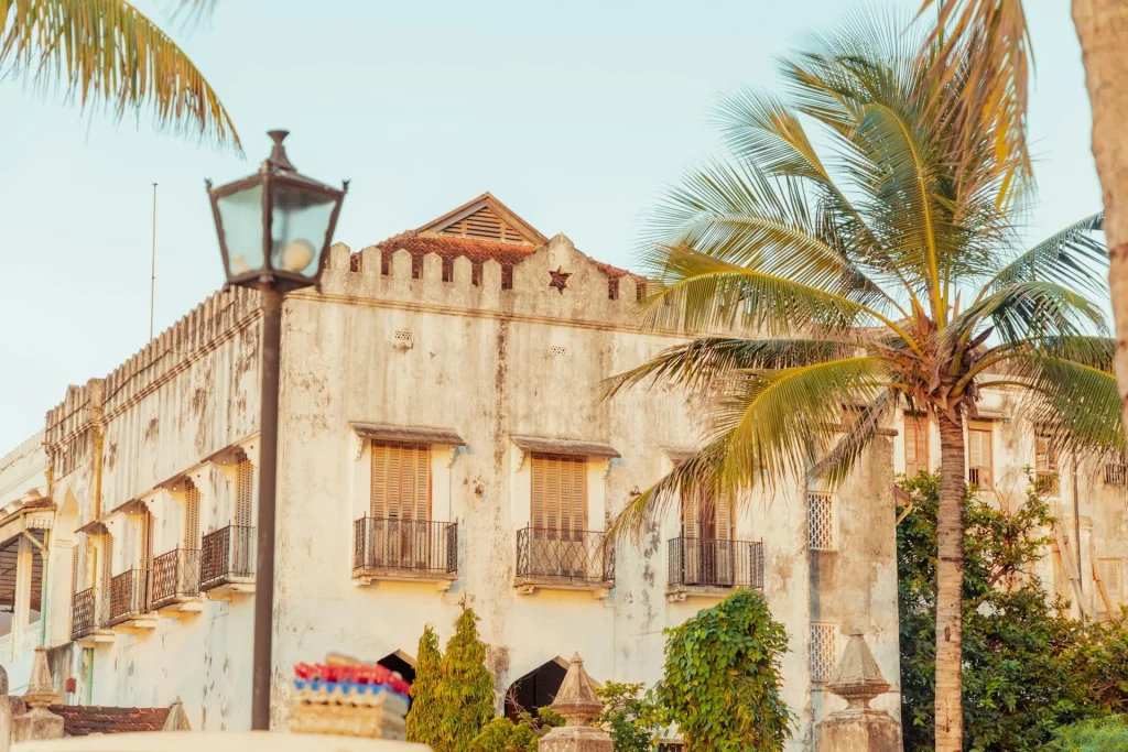 Bâtiment historique à Stone Town, Zanzibar.