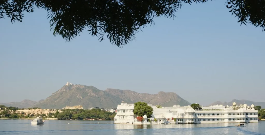 Lac Pichola à Udaipur, Rajasthan, Inde