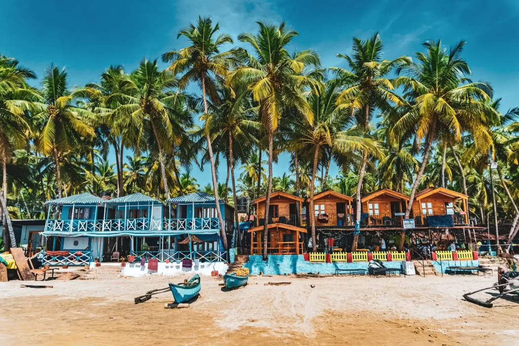 Plage de Palolem à Goa, Inde