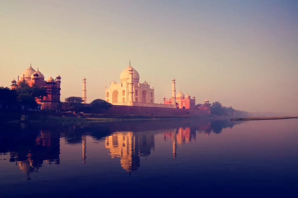 The Taj Mahal in Agra, India